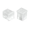 Bivar Panel Mount 1-Way Straight Rigid LED Light Pipe Clear 2 mm PLPQ2-10MM-FF