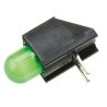 Dialight Green Right Angle PCB LED Indicator 5 mm (T-1 3/4), Single Colour, 1 LED, 2.1 V 550-2207F