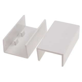 RS PRO Polyvinyl Chloride Mini PVC Cable Trunking Accessory Coupling 16 mm x 25 mm 917-1555