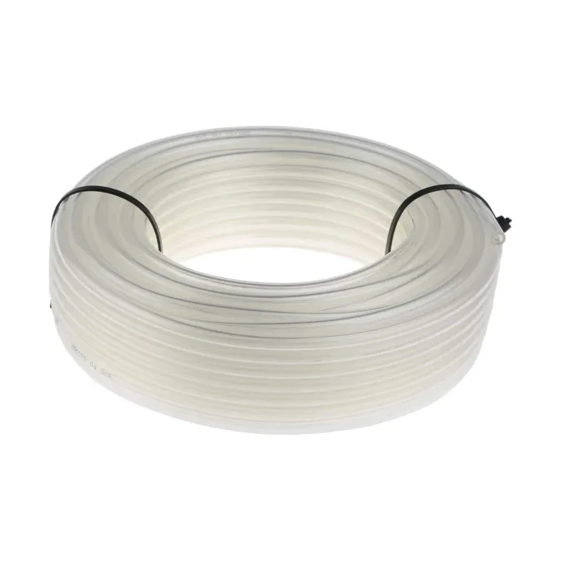 RS PRO Compressed Air Pipe Clear Polyurethane 8 mm Diameter 30 m Length 10 bar Pressure CPU Series 917-2404
