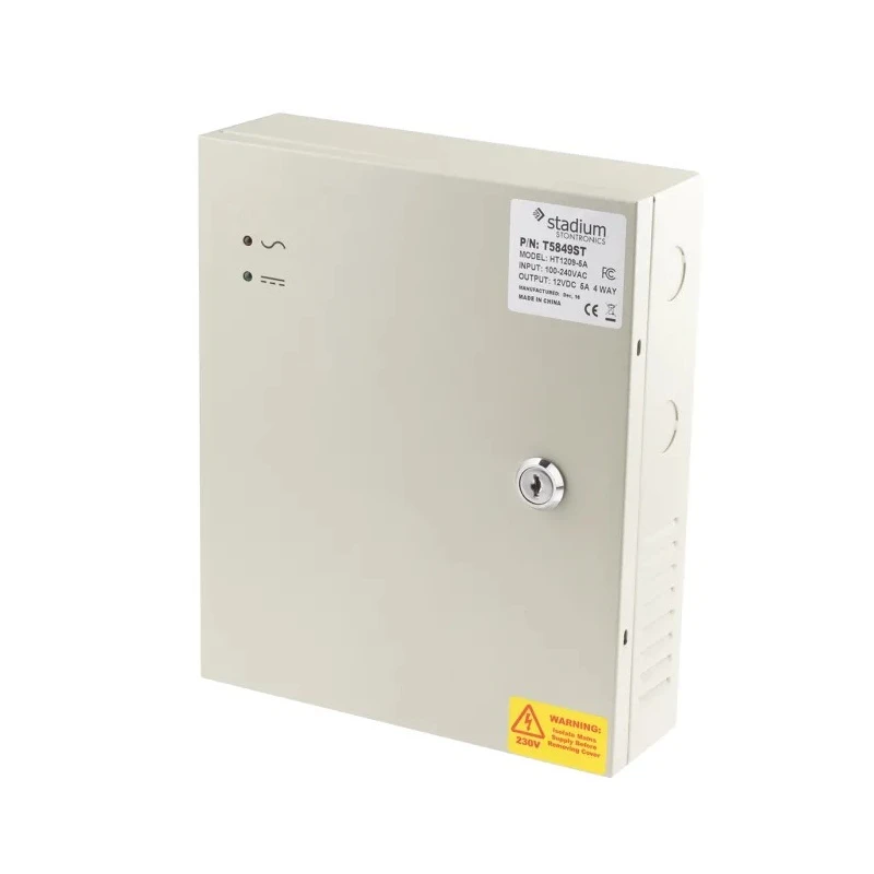 RS PRO Switching Power Supply 4 Output 12V DC 60W Wall Mount 100-240V AC 5A 916-3927