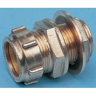 RS PRO Brass Pipe Fitting 1/2 In BSPP Male Compression Coupler, Male G 15 mm 1/2 in 798-088