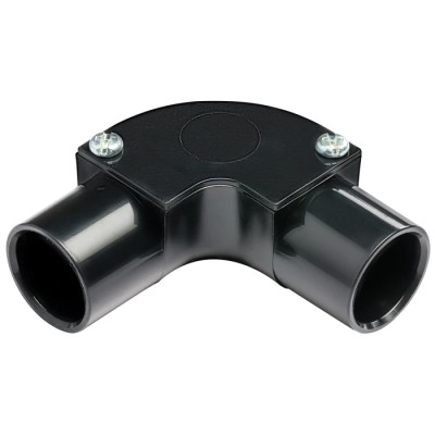 RS PRO Polyvinyl Chloride Black Conduit Fitting 20 mm Nominal Size 917-2072
