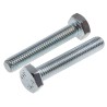RS PRO Bright Zinc Steel Hex Bolt M6 x 35 mm Grade 8.8, DIN 933 917-2836
