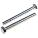 RS PRO Bright Zinc Steel Hex Bolt M8 x 75 mm Grade 8.8 DIN 933 917-2895