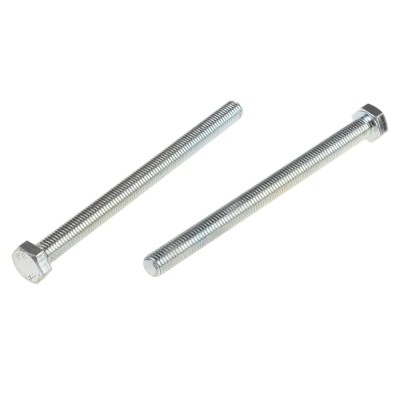 RS PRO Bright Zinc Steel Hex Bolt M12 x 160 mm Grade 8.8 DIN 933 917-2983