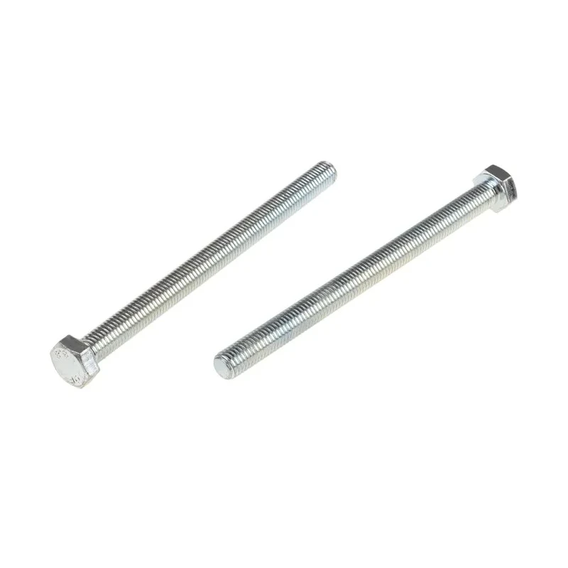 RS PRO Bright Zinc Steel Hex Bolt M12 x 160 mm Grade 8.8 DIN 933 917-2983