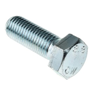RS PRO Bright Zinc Plated Steel Hex Bolt M16 x 45 mm 8.8 Grade High Tensile 917-3289