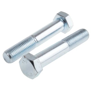 RS PRO High Tensile Bright Zinc Plated Steel Hex Bolt M14 x 90 mm Grade 8.8 DIN 931 917-3261