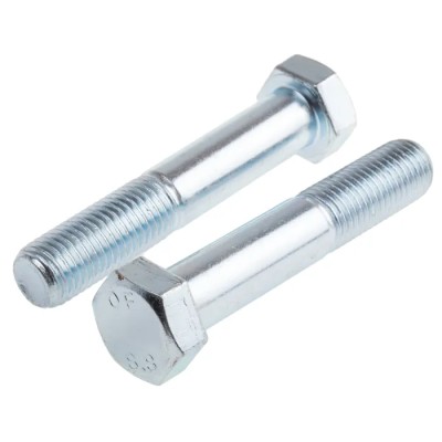RS PRO High Tensile Bright Zinc Plated Steel Hex Bolt M14 x 90 mm Grade 8.8 DIN 931 917-3261