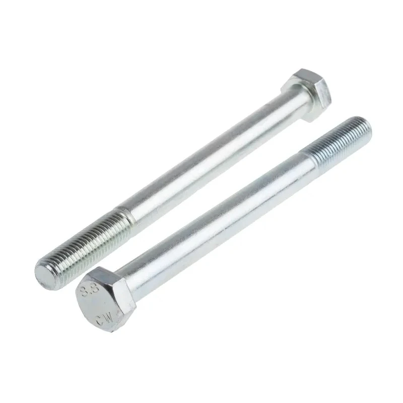 RS PRO Bright Zinc Plated Steel Hex Bolt M16 x 190 mm Grade 8.8 DIN 931 917-3315