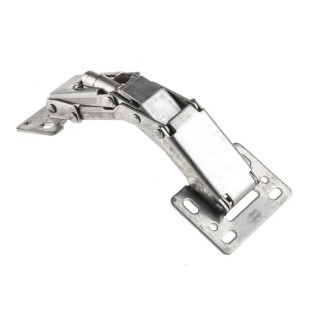 Pinet Electro Polished 304 Stainless Steel Concealed Hinge with Spring Loaded Pin Screw Fixing 52mm x 118mm x 81mm 70-1-9002