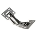 Pinet Electro Polished 304 Stainless Steel Concealed Hinge with Spring Loaded Pin Screw Fixing 52mm x 118mm x 81mm 70-1-9002