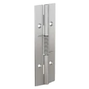 Pinet Raw 304 Stainless Steel Spring Hinge with Spring Loaded Pin, 120mm Length x 40mm Width x 1.5mm Thickness, 71-1-3790