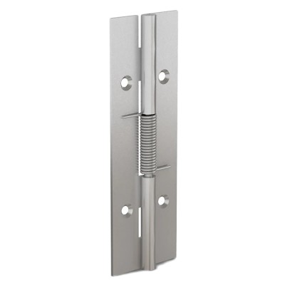 Pinet Raw 304 Stainless Steel Spring Hinge with Spring Loaded Pin, 120mm Length x 40mm Width x 1.5mm Thickness, 71-1-3790