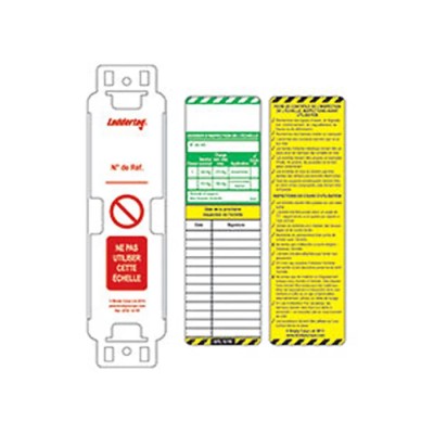 Brady Safety Ladder Tag Kit Red on White French Language LAD-FR-EITH-L12-A