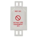 Brady Safety Prohibition Tag Red on White English Language Micro Tag Pack MIC-MTH-A