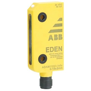 ABB Non-Contact Safety Switch Polybutylene Terephthalate Housing 24V DC M12 Connector 2TLA020051R5400 Adam OSSD-Info M12-5