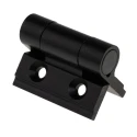 Pinet Black Anodised Aluminium Spring Hinge with Spring Loaded Pin, Screw Fixing, 30 mm x 35 mm x 3.3 mm 72-1-4257