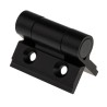 Pinet Black Anodised Aluminium Spring Hinge with Spring Loaded Pin, Screw Fixing, 30 mm x 35 mm x 3.3 mm 72-1-4257
