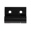 Pinet Black Anodised Aluminium Spring Hinge with Spring Loaded Pin, Screw Fixing, 30 mm x 35 mm x 3.3 mm 72-1-4257