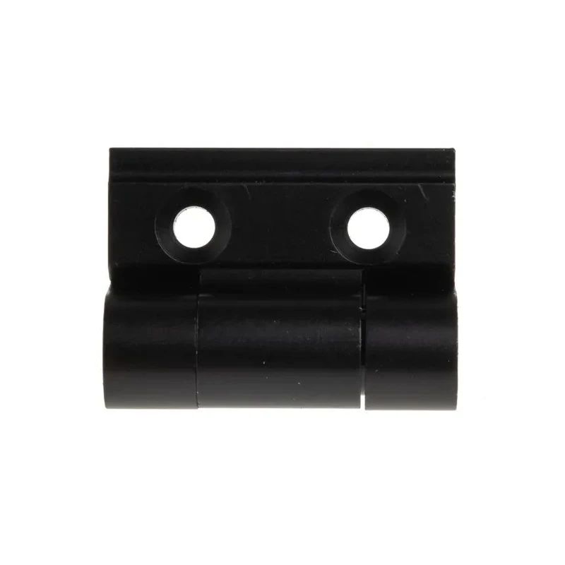 Pinet Black Anodised Aluminium Spring Hinge with Spring Loaded Pin, Screw Fixing, 30 mm x 35 mm x 3.3 mm 72-1-4257