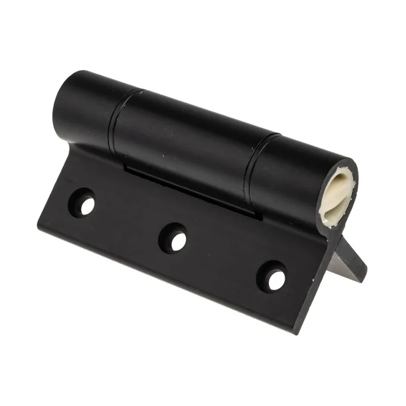 Pinet Black Anodised Aluminium 6082-T5 Spring Hinge with Spring Loaded Pin Screw Fixing 100mm x 82.5mm x 5.5mm 72-1-4232