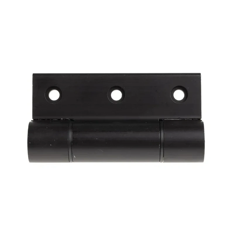 Pinet Black Anodised Aluminium 6082-T5 Spring Hinge with Spring Loaded Pin Screw Fixing 100mm x 82.5mm x 5.5mm 72-1-4232