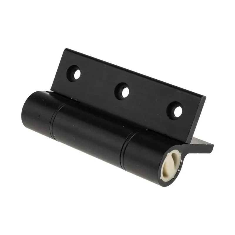 Pinet Black Anodised Aluminium 6082-T5 Spring Hinge with Spring Loaded Pin Screw Fixing 100mm x 82.5mm x 5.5mm 72-1-4232