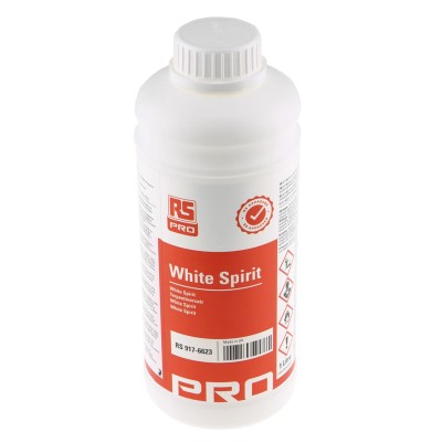 RS PRO White Spirit General Purpose Degreaser and Cleaner 1 L Bottle 917-6623