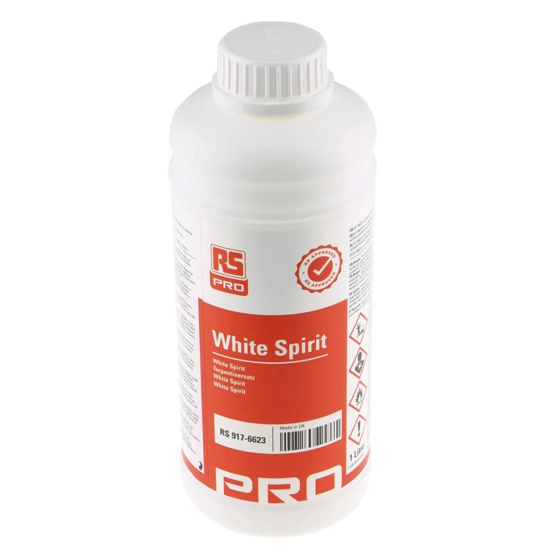 RS PRO White Spirit General Purpose Degreaser and Cleaner 1 L Bottle 917-6623