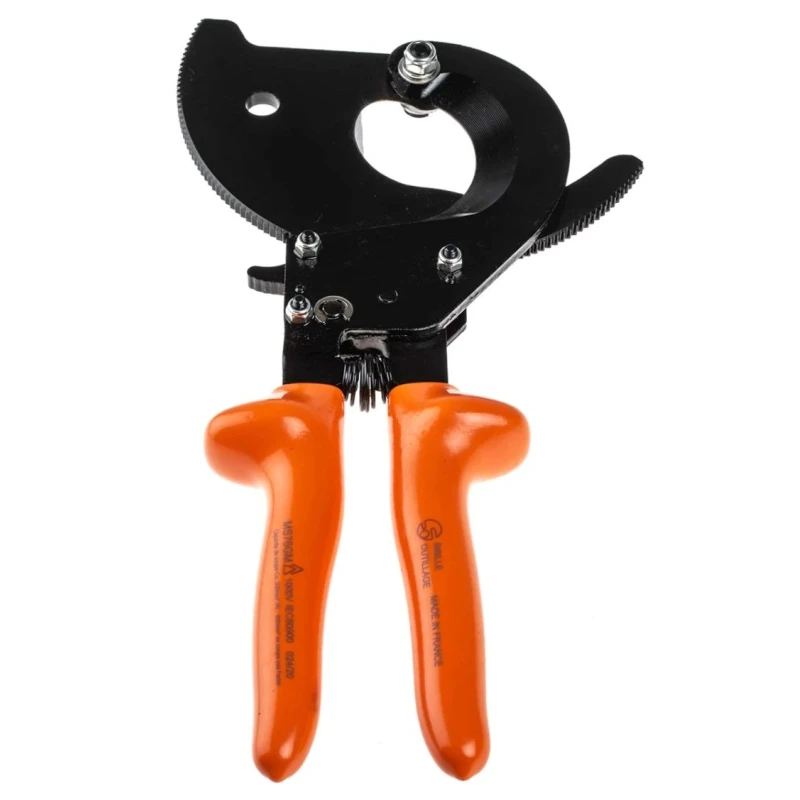 Penta Flush Ratchet Cable Cutter 285mm Overall Length, Maximum Cutting Capacity 52mm MS76