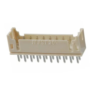 JST PHD Series Straight Through Hole Shrouded PCB Header, 20 Contacts, 2.0 mm Pitch, 2 Row, 3A, 250V B20B-PHDSS (LF)(SN)