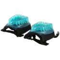 RS PRO Black EVA Foam PVC Silicone Gel Adjustable Strap Knee Pad Resistant to Abrasion 918-6074