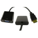NewLink Black HDMI to VGA Adapter NLHDMI-HSV01