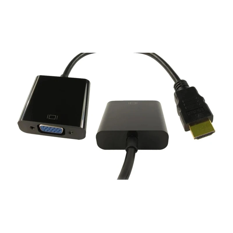NewLink Black HDMI to VGA Adapter NLHDMI-HSV01
