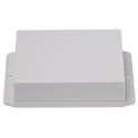 RS PRO Flanged White Lid ABS Enclosure 35 mm x 105 mm x 70 mm 919-0389