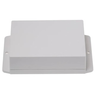RS PRO Flanged White Lid ABS Enclosure 35 mm x 105 mm x 70 mm 919-0389