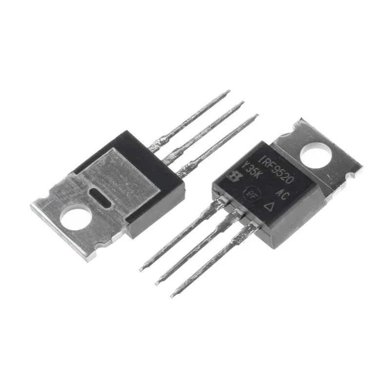 Vishay P-Channel MOSFET, 6.8 A, 100 V Enhancement Mode, 3-Pin TO-220 Package IRF9520PBF