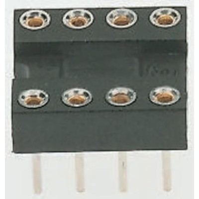 Winslow 2.54 mm Pitch Vertical 32 Way Through Hole Turned Pin Open Frame DIL Socket 5A W30532TRC