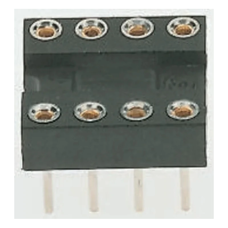 Winslow 2.54 mm Pitch Vertical 32 Way Through Hole Turned Pin Open Frame DIL Socket 5A W30532TRC