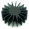 Intelligent LED Solutions Heatsink for SCOB 20mm Height 55mm Diameter Anodised Aluminium Black ILA-HSINK-RADL-55X20MM-BLK