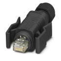 Phoenix Contact VS-08 Series RJ45 Male Cable Connector Cat5 Shielded Straight 1 Port 8 Way 1658493