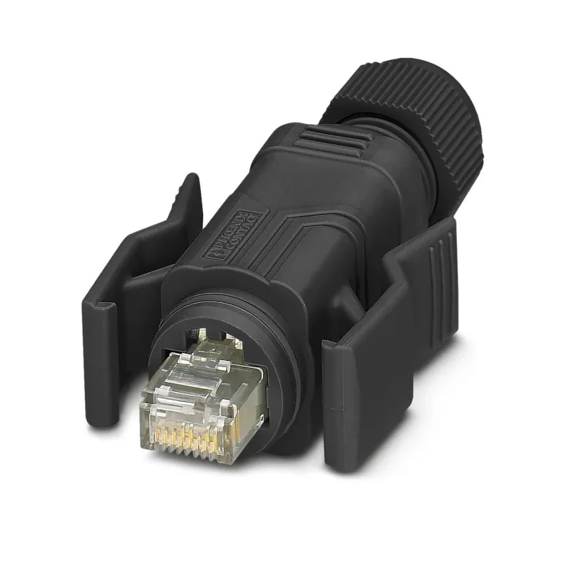 Phoenix Contact VS-08 Series RJ45 Male Cable Connector Cat5 Shielded Straight 1 Port 8 Way 1658493