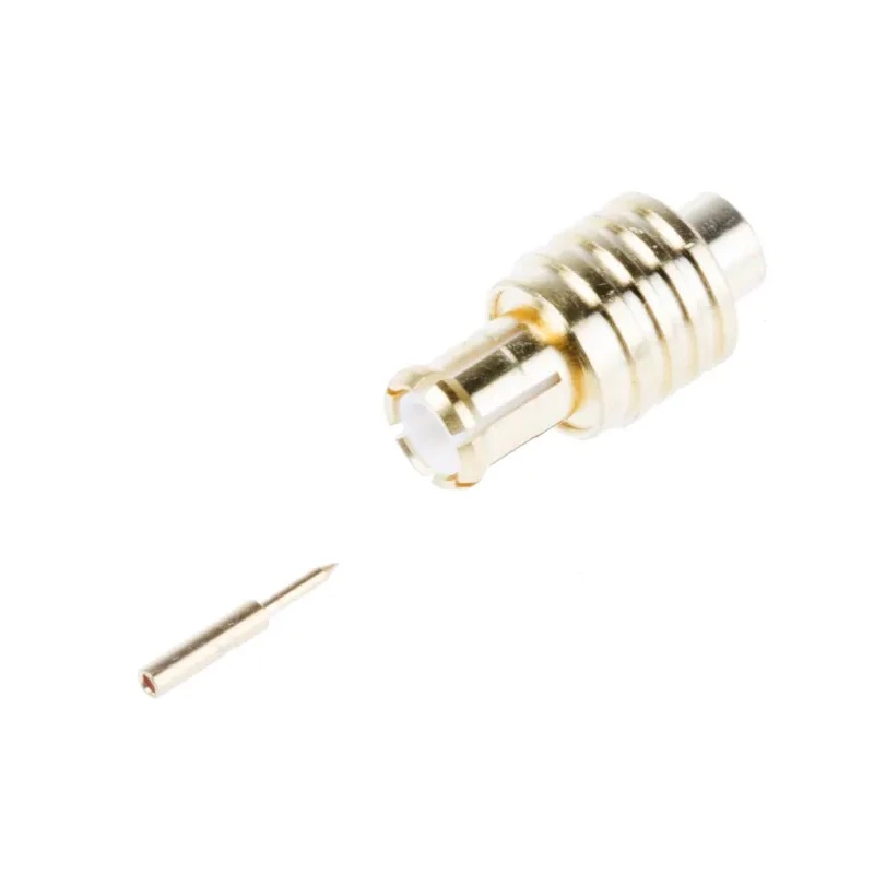RS PRO Coaxial Connector Cable Male MCX 50 Ω Straight Body Solder 921-0221
