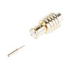 RS PRO Coaxial Connector Cable Male MCX 50 Ω Straight Body Solder 921-0221