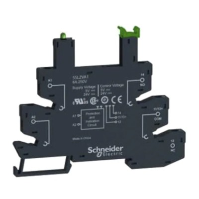 Schneider Electric Harmony Control 5 Way DIN Rail Relay Socket SSLZRA1