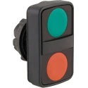 Schneider Electric Harmony XB5 Series Red Green Momentary Push Button Head 22mm Cutout IP67 IP69K ZB5AA7340