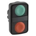 Schneider Electric Harmony XB5 Series Red Green Momentary Push Button Head 22mm Cutout IP67 IP69K ZB5AA7340