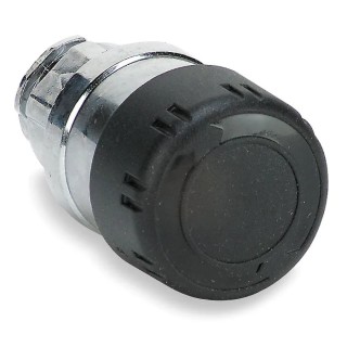 Schneider Electric Harmony XB4 Series Black Latching Push Button Head 22 mm Cutout Diameter Metal IP69K, IP67, IP66 ZB4BS42